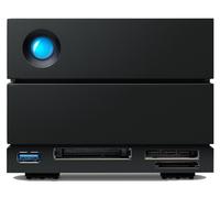 LaCie 2big Dock v2 disk array 60 TB Desktop Black