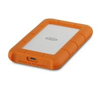 LaCie external hard disc 6.35 cm (2.5 Zoll) 2 TB Rugged silver, Orange USB-C