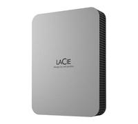 LaCie Mobile Drive 5TB External Portable Hard Drive USB-C Silver