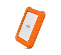 LaCie Rugged External Hard Drive 2TB USB-C Orange Silver (STFR2000800)