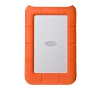 LaCie Rugged Mini 5TB Portable External Hard Drive USB 3.0 Orange White