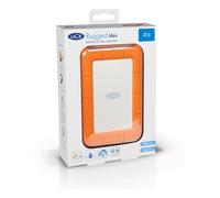 LaCie Rugged Mini external hard drive 2 TB Orange. Silver