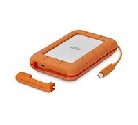 LaCie Rugged Thunderbolt USB-C 2TB External Hard Drive Portable HDD - USB 3.0 compatible, Drop Shock Dust Water Resistant, Mac and PC Computer Desktop Workstation Laptop, 1 Mo Adobe CC (STFS2000800)