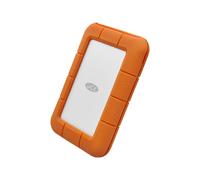 LaCie Rugged USB-C 1TB Portable Hard Drive Orange