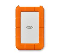 LaCie external hard disc 6.35 cm (2.5 Zoll) 2 TB Rugged silver, Orange USB-C