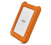 LaCie Rugged USB-C 5TB External Hard Drive Portable HDD - USB 3.0, Drop Shock Dust Rain Resistant Shuttle Drive, for Mac and PC Computer Desktop Workstation Laptop, 1 Month Adobe CC (STFR5000800)