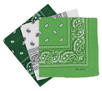 Laciteinterdite Set of 3 Paisley Bandanas for Men and Women, 57 x 57 cm - Multicolour - One size