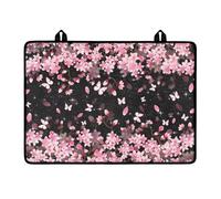 LACIYISON Butterfly Cherry Blossom Print Electric Oven Stove Insulation Mat Glass Stove Countertop Cover Kitchen Essentials Anti-slip Protects Countertops Easy to Clean for Protecting Cookware