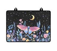 LACIYISON Butterfly Moon Star Flower Pattern Stove Top Covers for Electric Stove, Anti-Slip Waterproof Mat for Glass Stove Top Protector Heat-Resistant Pad Multipurpose Foldable Cooktop Cover