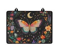 LACIYISON Butterfly Moon Star Flower Pattern Stove Top Covers, Heat-Resistant Stove Top Cover for Electric Stove, Anti-Slip Waterproof Mat for Glass Stove Top Protector Pad Foldable Cooktop Cover