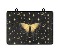 LACIYISON Butterfly Moon Star Pattern Stove Top Covers, 29.18 x 20.96 inch Electric Stove Cover Mat, Waterproof Glass Top Stove Cover, Ceramic Glass Cooktop Protector, Flat Top Oven Cover