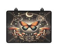LACIYISON Butterfly Mushroom Moon Star Pattern Stove Top Cover Mat, Silicone Electric Stove Top Protector, Heat Resistant Glass Cooktop Cover, Kitchen Range Covers for Electric Stove, Dish Drying Mat
