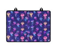 LACIYISON Jellyfish Star Pattern Stove Top Cover 20.96 x 29.18 Inch Extra Large Silicone Stovetop Covers for Glass Top Electric Stove Heat-Resistant Ceramic Glass Cooktop Protector Dish Drying Mats