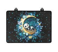 LACIYISON Panda Moon Star Pattern Stove Top Covers, Waterproof Electric Glass Top Stove Cover, Butterfly Flower Large Cooktop Protects for Glass Top Electric Stove
