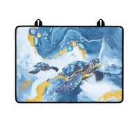 LACIYISON Turtle Marble Print Electric Stove Top Cover Protector, Glass Flat Top Stove Mat 29 x 21 inch Oven Induction Cooktop Mat for Ceramic RV Countertop Mats Heat-Resistant Dish Drying Mat
