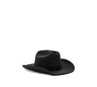 Lack Of Color raffia cowboy sun hat - Black 55-57-59