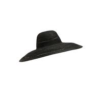 Lack OF Color Riveria Woven Straw sun hat - Black - 55 (55cm / S)