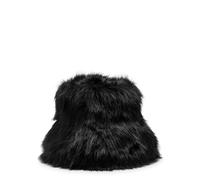 Lack OF Color Snuggle Faux fur Bucket hat - Black - S/M