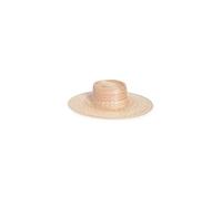 Lack of Color Women's Palma Wide Straw Boater Hat, Natural, S/M