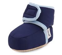 LACOFIA Baby Boys Girls Anti-slip Soft Sole Winter Warm Slipper Boots Infant Crib Shoes Navy 0-6 Months