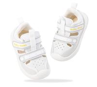 LACOFIA Baby Sandals Boys Girls First Walking Shoes Toddler Non Slip Summer Walkers Light Gray 6