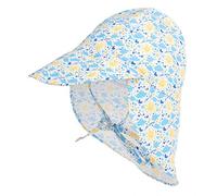 LACOFIA Baby Sun Protection Beach Hat Toddler Super Soft Adjustable Flap Cap Kids Summer Visor Cap Sunny 6-18 Months