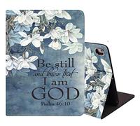 LACOMA for iPad mini 5/Mini 4 Case, iPad mini 1/2/3 Case, Adjustable Stand Auto Wake&Sleep Smart Cover for iPad mini 5th/4th Gen,Christian Quotes Bible Verse Psalm 46:10