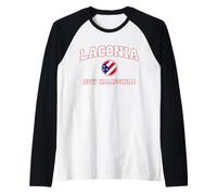 Laconia New Hampshire (NH) Raglan Baseball Tee