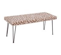 laconia wooden coffee table with hairpin legs in natural