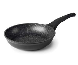 Lacor 24120 Eco-Stone Cast Aluminium Induction Fry Pan, 10 x 30 x 10 cm, Black