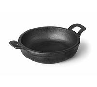 Lacor 25772 Magma Round Dish Without Wood Base, 15 cm, Black