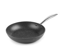 LACOR - 27022 - Three-Layer Non-Stick Frying pan, cast Aluminium pan, PFOA-Free, Ergonomic Handle, Suitable for All Kitchens, 22 cm, Black