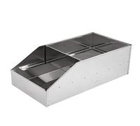 Lacor-50438-ST.Steel Flour BIN MESH 18X37X26.5 CM