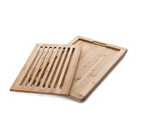 Lacor Bamboo Bread Cutting Board, Brown, 40 x 30 x 2 cm