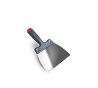 LACOR 60533 Spatula for Tempering, Stainless Steel, Black/Steel