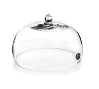 Lacor 61816 Magic Food Smoker Bell with Glass Lid with Valve, Allows Smoke, Steam and Flavouring for Smoking and Flavouring Food, 20 x 12 cm