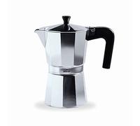 LACOR - 62029 - Turin Italian Coffee Machine, Express Coffee Machine, cast Aluminium, Suitable for All Types of Fires Except Induction, Capacity 9 Cups, Glossy Surface