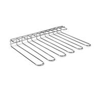Lacor 62268 62268 Stainless Steel Stand with Possibility of Mounting on Ceiling or Wall, Maximum Capacity of 20 Glasses, 45 x 32 x 6 cm, Steel