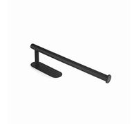 Lacor 62289 Black Roll Holder, Kitchen Holder, Stainless Steel, Roll Length: 30 cm and 6 cm Thickness, 33.5 x 4.5 x 8 cm, Black