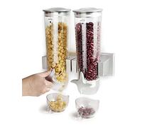 LACOR 62542 Double Wall Swivel Cereal Dispenser, 2x1'50 liters, Plastic