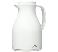 Lacor 62575 62575 BPA Thermos Jug with Double Wall and Glass Coating Inside, Matte White, 1.00 L, Polypropylene