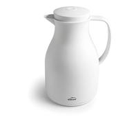 Lacor 62579 62579-BPA Free Thermos Jug with Double Wall and Glass Layer Inside, Matte White, 1.50 L, 1.5 litres, Polypropylene