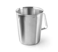 Lacor - 62742 - Measuring Jug, Measuring Cup, Liquid Meter, Stainless Steel, 15 cm, 2 L