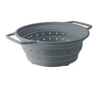 Lacor - 62884 - Collapsible Colander, Kitchen Strainer, with Handles, Space-Saving, Multifunctional, Dishwasher Safe, Sturdy and Lightweight, Silicone, BPA Free, Ø20 cm