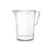 Lacor - 67214 - Measuring Jug, Measuring Cup, Liquid Meter, Polypropylene, BPA Free, 20 cm, 5 litres