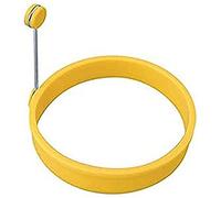 Lacor 68080 Silicone Round Shape Egg Mould, 30 x 10 x 2 cm, Yellow