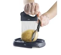 LACOR 68180 HASSELBACK Potato Cutter, 18/10 Stainless Steel, 18 x 10 cm, Plastic Steel, Black