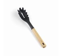 LACOR - 68284 - Nordic Spaghetti Server, Pasta Spoon, Kitchen Utensils, Nylon Head, BPA-Free, Non-Stick, Beech Wood Ergonomic Handle, Length 34 cm