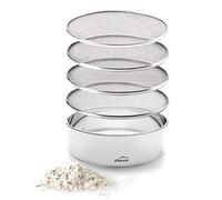 Lacor Interchangeable 4 Mesh Sieve, Stainless Steel, Silver, 23 cm
