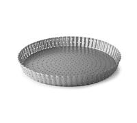 LACOR - 68786 - Round Baking Mould, Cake Tin, Curled Cake Tin, Perforated, Carbon Steel, PFOA-Free, Oven-Safe, Freezer Safe, 32 cm